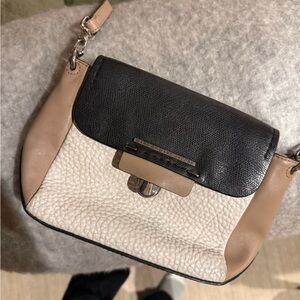 Marc By Marc Jacobs Black and Cream Crossbody Bag